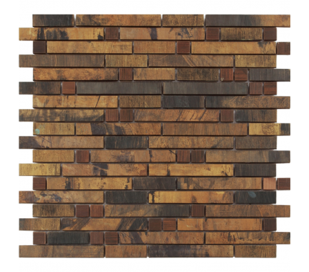 Mosaico de Cobre Dikasa GBR009Z 30x30 cm