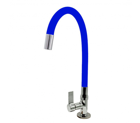 Griferia de Agua Fria Alkatami Gourmet Flex Azul Balcon Ref: 3308