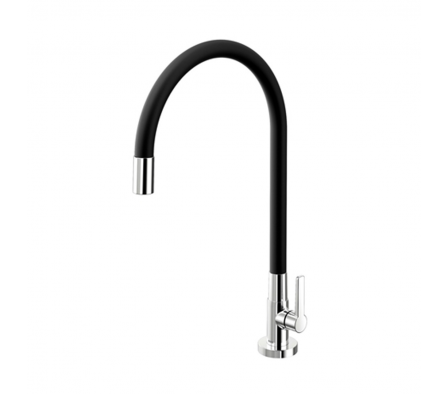 Griferia de agua fria para Cocina de mesa Docol Galiflex Negro 00966957