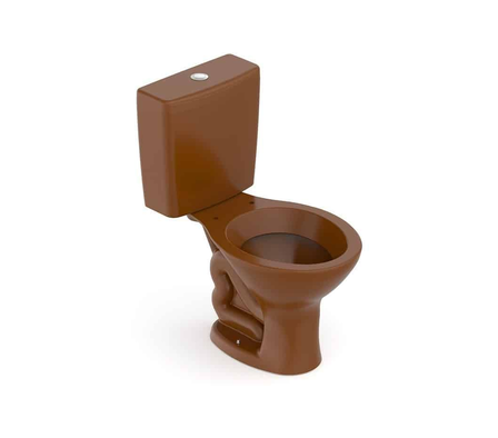 Kit Inodoro Celite Doble descarga Saveiro Ocre (Inod+Caja+Tapa)