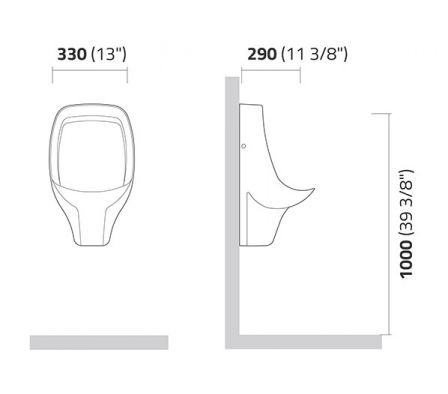 Mingitorio Icasa Blanco c/sifon