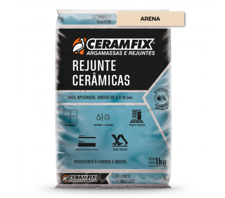 Rejunte Ceramico Ceramfix 1KG - Arena