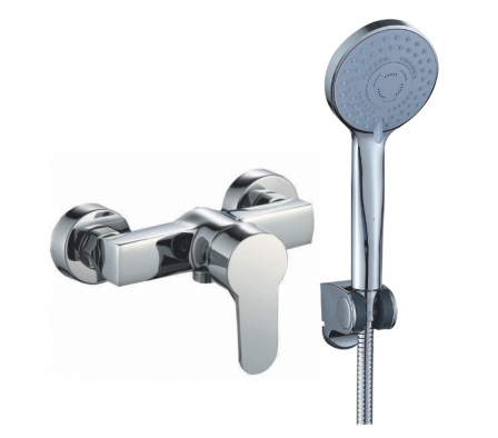 Conjunto Monocomando de Ducha Ramos Natal Pared Externo sin Lavapies 10720