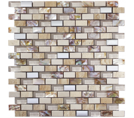 Mosaico de Vidrio Dikasa GZ33156-1 30x30 cm (11pz x caja)