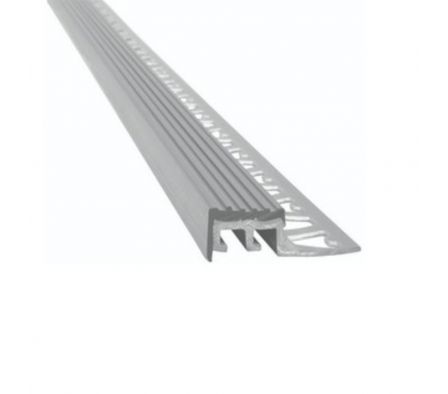 0919-PVC Protector Escalon Borde-PVC Gris 10x18mm -2,5ml