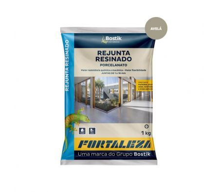 Rejunte Resinado Fortaleza Color Avela de 1 Kg