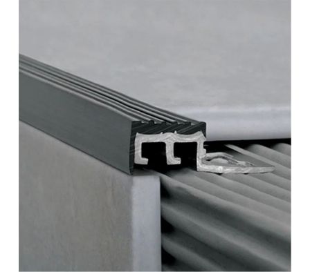 Protector Escalon Border - Negro 0918-PVC 10x18 mm 2,5 metros