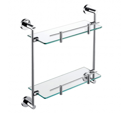 Estante Doble de Vidrio Dikasa Modelo FF2112