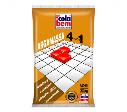 Argamasa Colabem ACIII 4 en 1 Ext 20 Kg