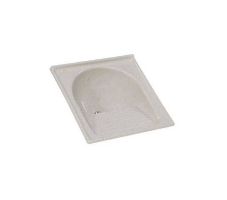 Pileta p/Lavar Ropa Rorato Simple 60x60 Beige