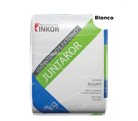 Rejunte Flexible Inkor Juntakor Color Blanco 1Kg