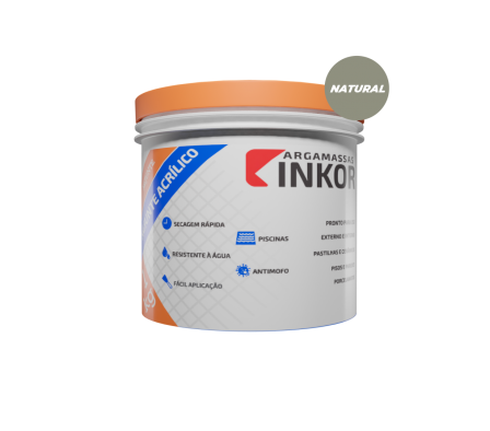 Rejunte Acrilico Inkor Color Natural de 1kg
