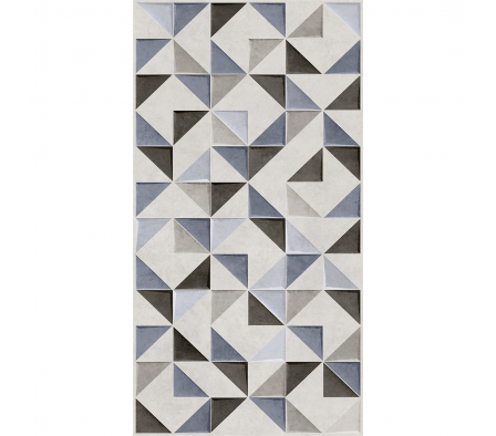 Revestimiento Cerámico Lume Prisma Mix Acetinado / Relieve 63x120 2,25 M²