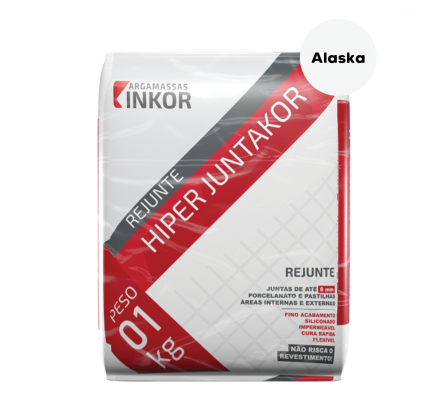 Rejunte Flexible Inkor Juntakor Color Alaska 1Kg