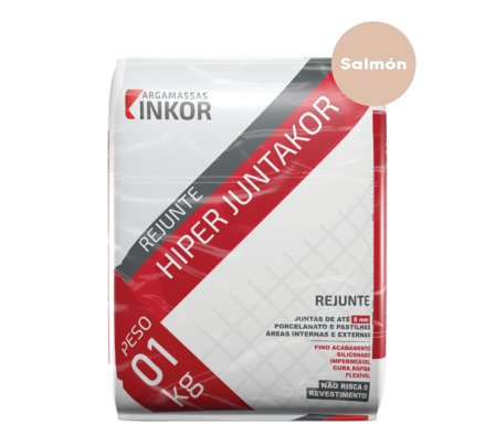 Rejunte Inkor Hiper Juntakor Color Salmao 1Kg