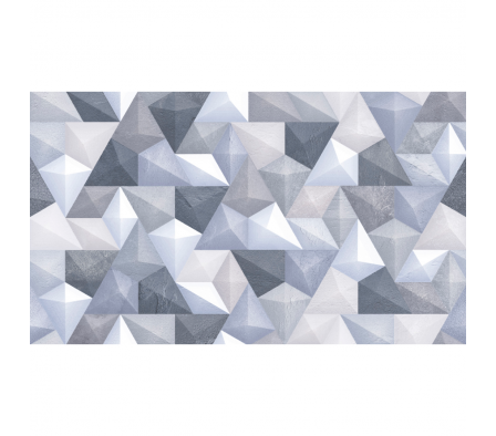 Revestimiento Cerámico Embramaco Prisma Blue Brillante 33x60 2,43 M² Hd 53110 A