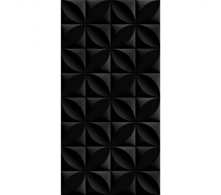 Revestimiento Cerámico Lume Botanico Dark Acetinado / Relieve 45x90 1,62 M²