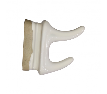 Percha Loza Doble Beige Celite