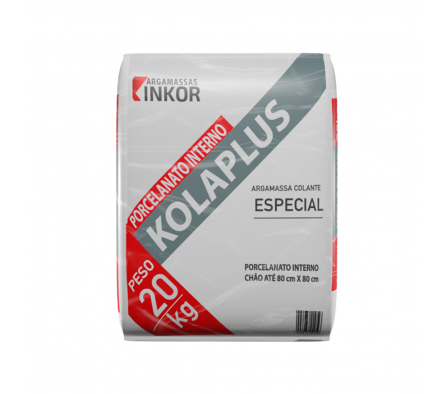 Argamasa Inkor Kolaplus para Porcelanato Interno 20 kg