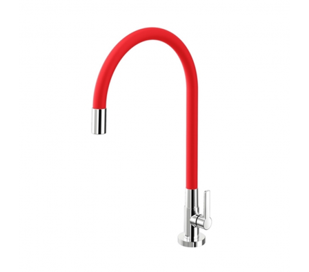 Griferia de agua fria para Cocina de Mesa Docol Galiflex Rojo 00966979