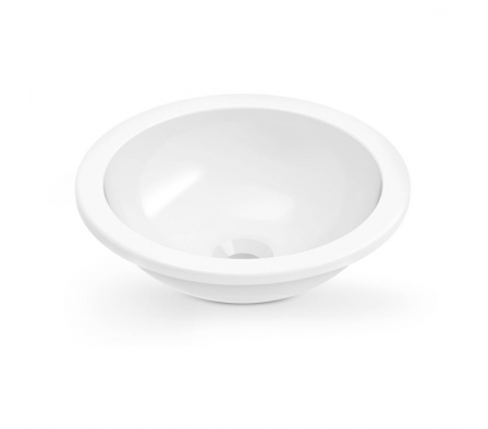 Bacha Ceramica para Baño Celite Redondo 360 Blanco