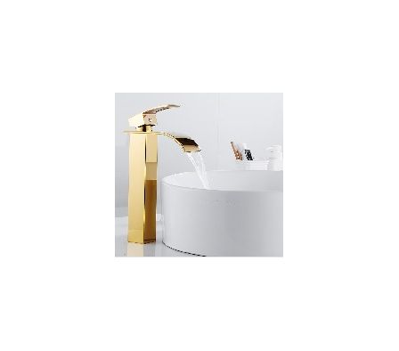 Griferia monocomando dorado alto 5MB201DN
