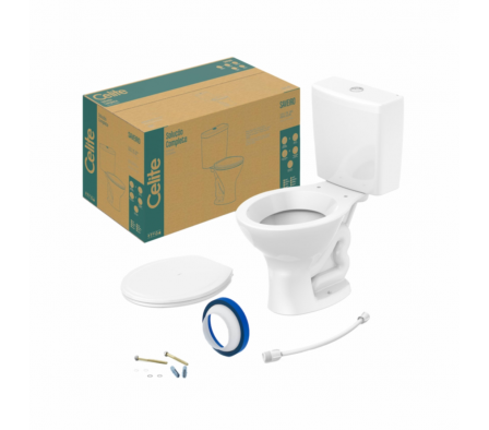 Celite saveiro blanco kit inodoro+caja 3/6lts BL 1647200010300