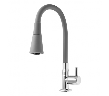 Griferia Gourmet de Mesa Doble chorro Kelly Gris 5495 C-59 GR