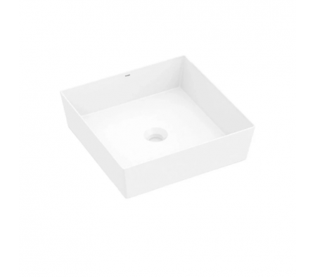 Bacha Ceramica sobreponer Incepa Platinum P5 Blanco Br 38x38x12 cm