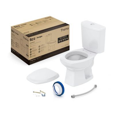 Conjunto Incepa Thema Inodoro + Caja Gris