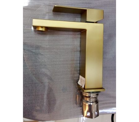 Griferia Monomando Pico Bajo Dorado 5MB602DD