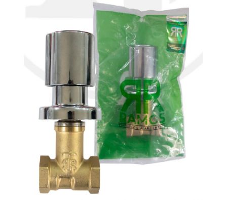 Llave de paso 1/2 Ramos Redondo con campana 11518