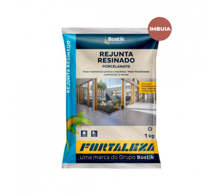 Rejunte Resinado Fortaleza Color Imbuia de 1 Kg