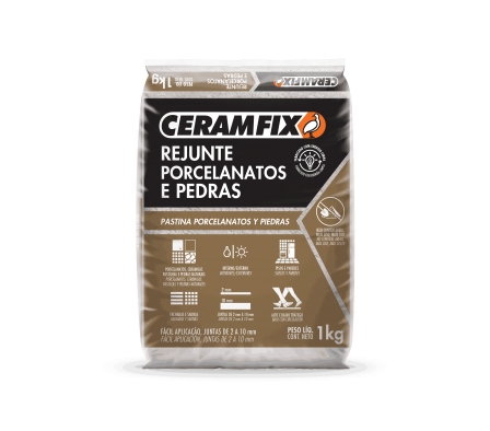 Rejunte Ceramfix  Porcelanato 1KG - Marron Cafe