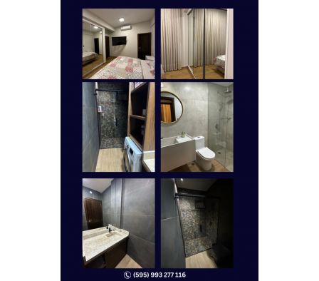 DEPARTAMENTO AMOBLADO DE 2 HABITACIONES EN CDE