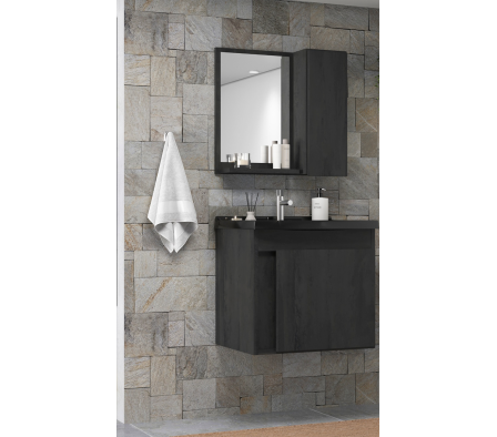 Mueble de baño DIKASA Parati Black Carbono 45 cm