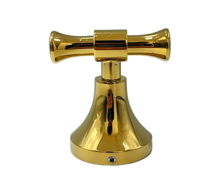 Gancho Doble Dorado Fd-9013