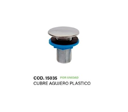Cubre Agujero Ramos Plastico Cromado