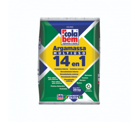 ARGAMASA COLA BEM MULTIUSO 14 EN 1 20KG CERAMICA