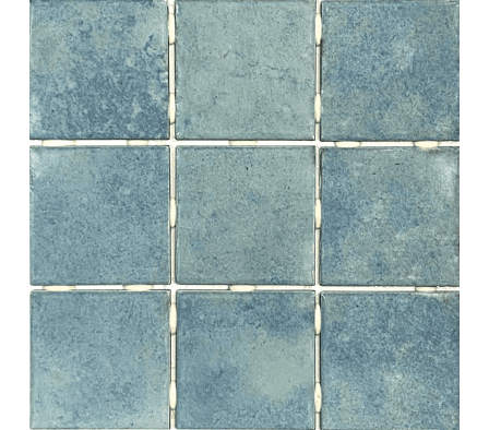 Revestimiento Ceramico Ceral 10x10 (30,7x30,7) Brillante Diversita Azul 2,07 M²
