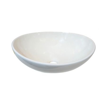 Bacha Ceramica 41x34x13 Oval Blanca 2025000301