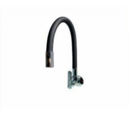 Canilla Pared Ramos Negro Flexible 10771