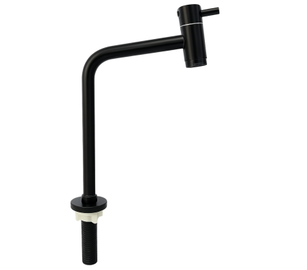 Monocomando Ramos Para Lavatorio Negro 30cm 10756