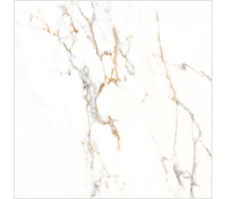 Piso Porcelanato Gaudi 80x80 Pulido Ret LB V3 Calacata Tono 06 Oro 2,57 M²