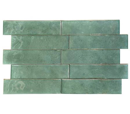 Revestimiento Ceramico Ceral 7,5x25 Aquarela Esmeralda 1,01 M