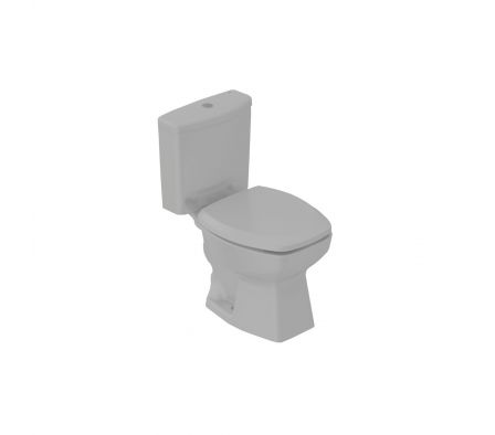 Inodoro Incepa Thema Baja Gris Claro