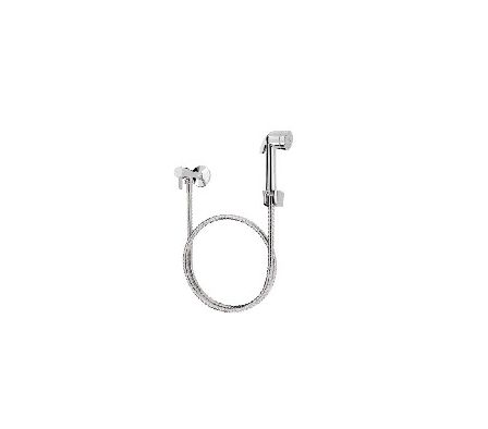Kit Ducha Lujo cromado/Crivo Cromado Registro Confort Flexible Inox 1.20m