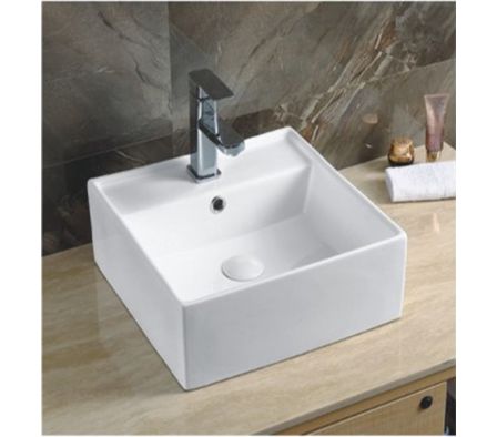 Bacha Dikasa 405x405x150 Cuadrada Blanca PA4117